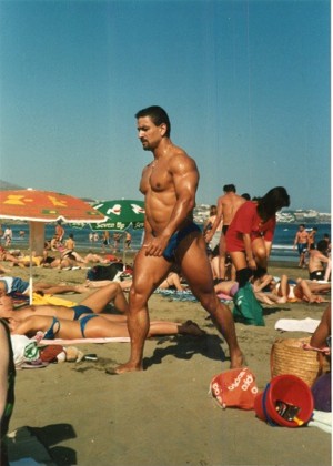 Male beach appearance